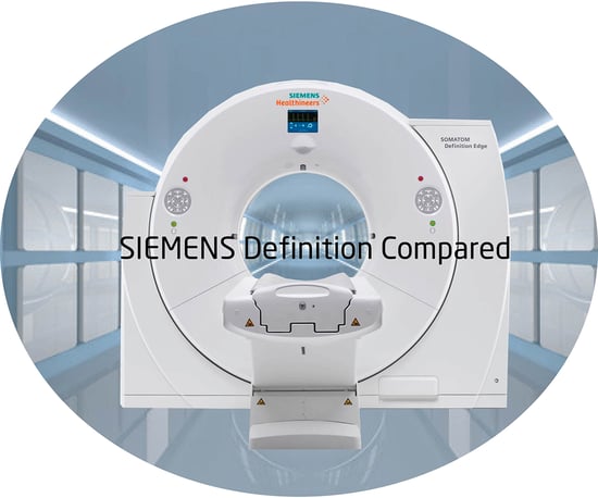 Comparing Siemens Definition CT Scanners